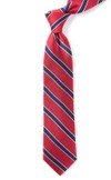 Honor Stripe Classic Red Tie