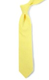 Seersucker Yellow Tie
