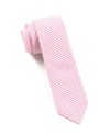 Seersucker Pink Tie