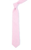 Seersucker Pink Tie