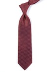 Micro Texture Burgundy Tie