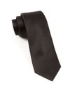Skinny Solid Black Tie