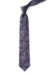 Twill Paisley Deep Eggplant Tie