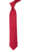 Primary Dot Red Tie