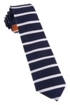 Extended Stripes Orange Tie