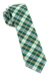 Plaid Outlook Kelly Green Tie