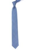 Silk Squarework French Blue Tie