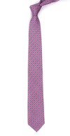 Silk Squarework Wild Pink Tie