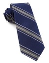 Detour Stripe Navy Tie | Men's Silk Ties | Tie Bar