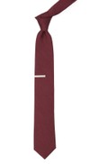 Linen Row Crimson Tie