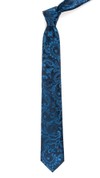 Custom Paisley Navy Tie