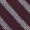 Edison Stripe Burgundy Tie