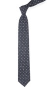 Knotted Dots Navy Tie