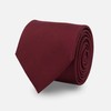 Grosgrain Solid Burgundy Tie