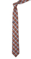 Emerson Plaid Orange Tie