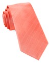Herringbone Vow Coral Tie