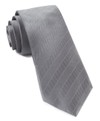Herringbone Vow Grey Tie