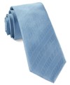 Herringbone Vow Steel Blue Tie