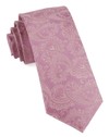 Twill Paisley Dusty Rose Tie