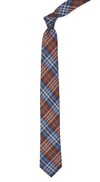Motley Plaid Orange Tie