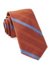 Goal Line Stripe Orange Tie