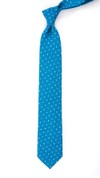 Linen Confetti Serene Blue Tie