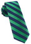 Lumber Stripe Kelly Green Tie