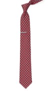 Fringe Paisley Apple Red Tie