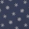 Snowflake Navy Tie