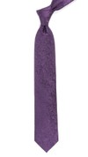 Ceremony Paisley Eggplant Tie