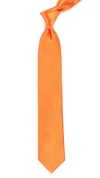 Mini Dots Tangerine Tie