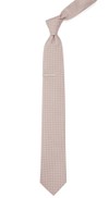 Be Married Checks Soft Pink Tie