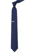 Medallion Shields Navy Tie