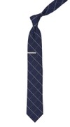 Gem Plaid Navy Tie