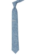 Freehand Solid Classic Blue Tie