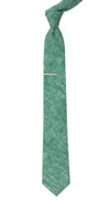 Freehand Solid Green Tie