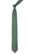 Flecked Solid Green Tie