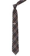 Andersen Plaid Brown Tie