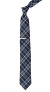 Andersen Plaid Navy Tie