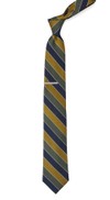 Bedford Stripe Olive Green Tie