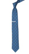 Counter Medallions Teal Tie