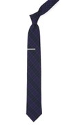 Pittsfield Plaid Eggplant Tie