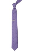 Delisa Dots Lavender Tie
