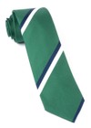 Ad Stripe Clover Green Tie