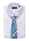 Ad Stripe Slate Blue Tie