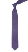 Verge Herringbone Purple Tie