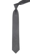 Flower Network Grey Tie