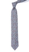 Floral Buzz Grey Tie