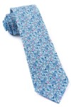 Floral Buzz Sky Blue Tie