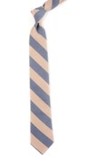 Levi Stripe Champagne Tie